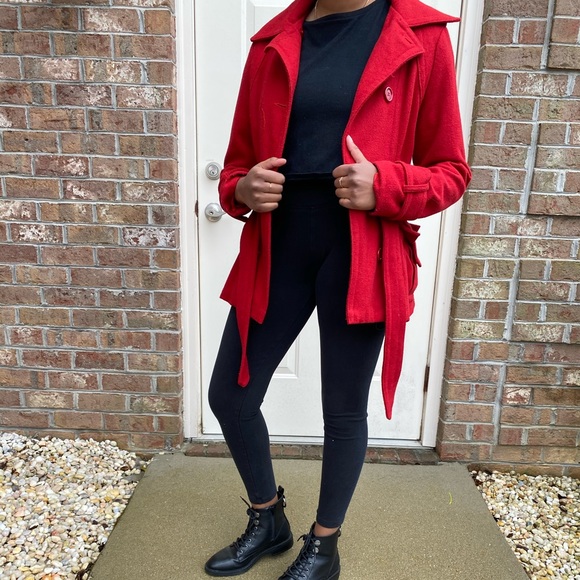 Red Peacoat